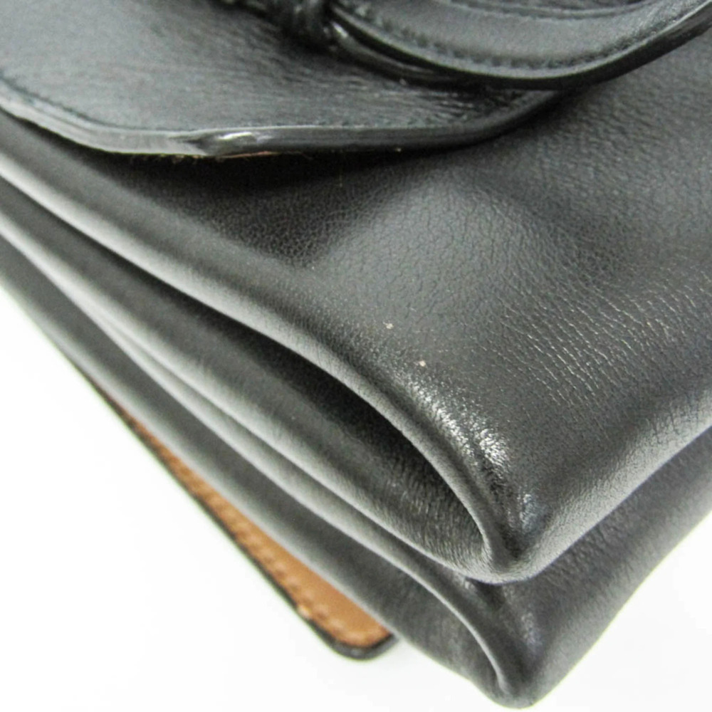 PRADA Black Leather Shoulder Bag - Picture 5 of 16